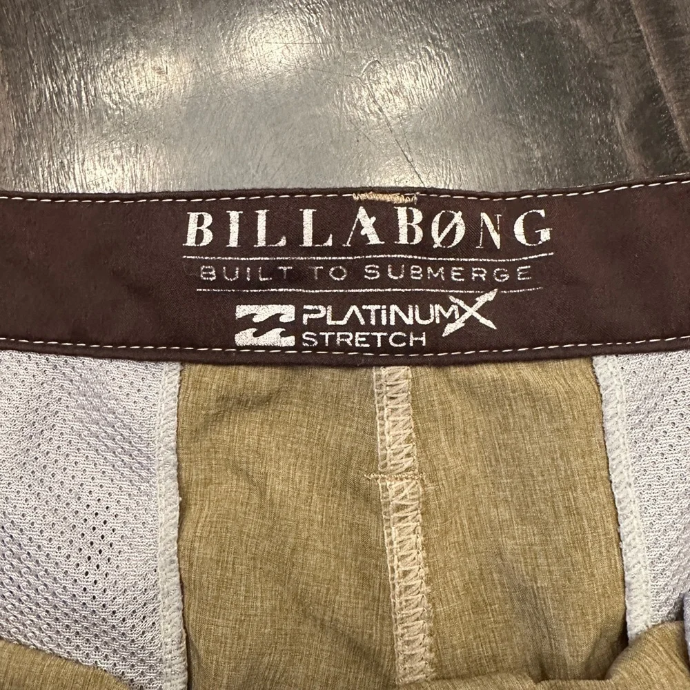Billabong Tan Flat Front Shorts for Casual Wear